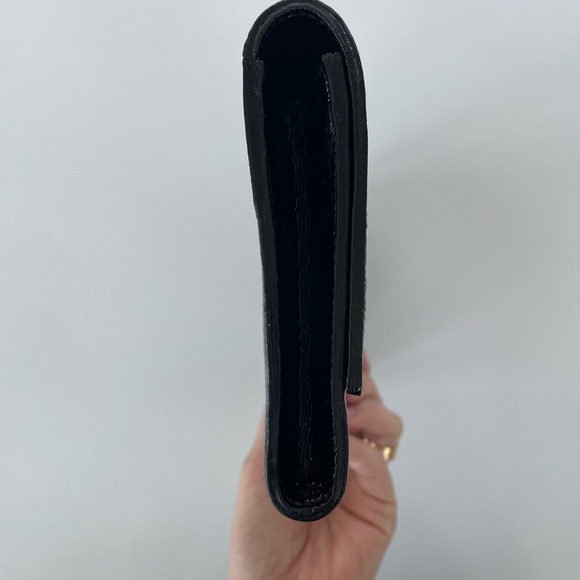 YSL -Vintage patent leather clutch - black - authentic - Picture 4 of 15